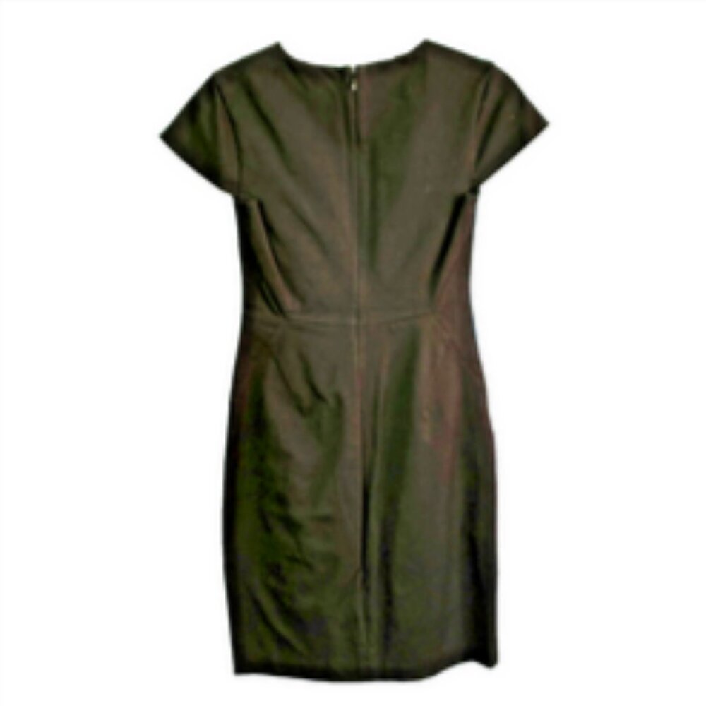 Banana Republic Women’s Black Sleeveless Split Neck Sheath Dress Size 0 NWT